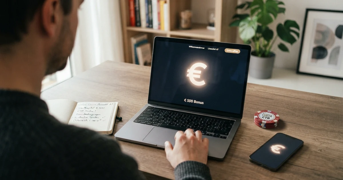 Vergleichstabelle mehrerer Online-Casinos mit Auszahlungsquoten und Bonusangaben auf einem Bildschirm