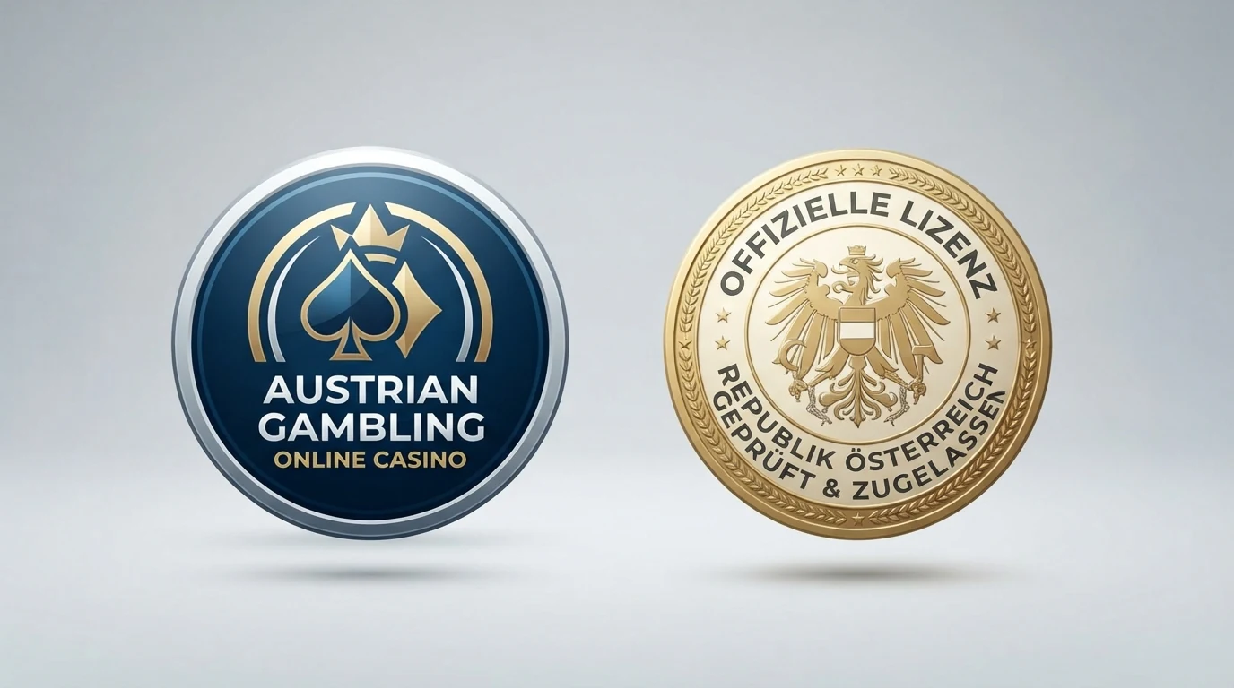 Das win2day-Logo neben dem offiziellen Schriftzug „Konzession nach § 12a GSpG“ und dem BMF-Adler